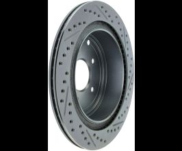 StopTech StopTech 03-12 Infiniti FX35 Sport Slotted & Drilled Right Rear Rotor for Infiniti QX L50
