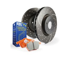EBC S8 Kits Orangestuff Pads and GD Rotors for Infiniti QX Z62