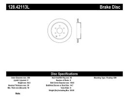 StopTech StopTech Drilled Sport Brake Rotor for Infiniti QX Z62