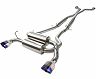aFe Power Takeda 2-1/2in 304SS Cat-Back Exhaust Infiniti G37 08-13/Q60 14-15 V6-3.7 w/ Blue Flame Tips