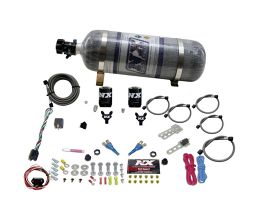 Nitrous Express 03-18 Nissan 350Z/370Z Dual Nozzle (35-150HP) w/Composite Bottle for Infiniti Skyline V36