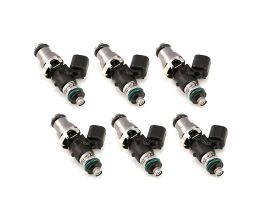 Injector Dynamics ID1050X Injectors (Grey) Adaptor Top (Set of 6) for Infiniti Skyline V36
