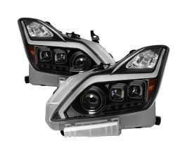 Spyder xTune Infiniti G37 Coupe (non-AFS) 08-15 Projector Headlights - Black PRO-JH-IG3708-2D-LB-BK for Infiniti Skyline V36