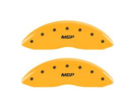 MGP Caliper Covers 4 Caliper Covers Engraved Front & Rear Yellow Finish Black Char 2003 Infiniti G35 for Infiniti Skyline V36