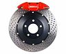 StopTech StopTech 02-04 Infiniti G35/03-08 350z Rear BBK w/Red Calipers Drilled 328X28 Rotors Pads SS Lines for Infiniti G35