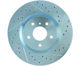 StopTech StopTech Select Sport Nissan Slotted and Drilled Left Front Rotor for Infiniti Skyline V36