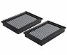aFe Power Magnum FLOW Pro DRY S OE Replacement Filter (Pair) 2017 Infiniti Q60 V6 3.0 (tt) for Infiniti Q50 / Q60 Sport/Premium/Pure/Red Sport 400