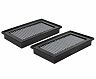 aFe Power Magnum FLOW Pro DRY S OE Replacement Filter (Pair) 14-19 Infiniti Q50 V6 3.5L/3.7L for Infiniti Q50 Base/Sport/Premium/Hybrid Premium/Hybrid Sport