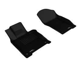3D Mats 2014-2017 Infiniti Q50 Kagu 1st Row Floormat - Black for Infiniti Skyline V37