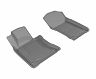 3D Mats 2017-2019 Infiniti Q60 Kagu 1st Row Floormat - Gray for Infiniti Q60 Base/Sport/Premium/Pure/Red Sport 400