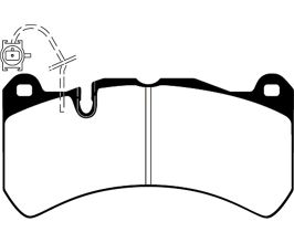 EBC 2014+ Maserati Ghibli 3.0TT RWD Yellowstuff Front Brake Pads for Lamborghini 350
