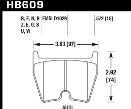 HAWK 08-15 Audi R8 HT-10 Race Front Brake Pads for Lamborghini Gallardo