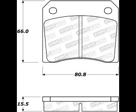 StopTech StopTech Street Brake Pads for Lamborghini Islero