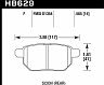HAWK 08-15 Scion xB HPS 5.0 Rear Brake Pads for Lexus CT200h