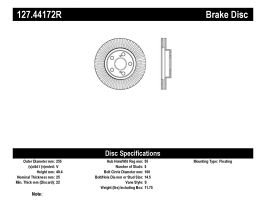 StopTech StopTech Slotted & Drilled Sport Brake Rotor for Lexus CT ZWA10