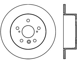 StopTech StopTech Cryo Slotted Sport Brake Rotor - Left for Lexus ES 5