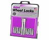 McGard Wheel Lock Nut Set - 4pk. (Tuner / Cone Seat) M12X1.5 / 13/16 Hex / 1.24in. Length - Chrome for Lexus ES350 / ES300h