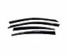 AVS 07-11 Lexus ES350 Ventvisor Low Profile Deflectors 4pc - Smoke w/Chrome Trim