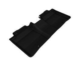 3D Mats 2013-2018 Lexus ES/ES Hybrid Kagu 2nd Row Floormats - Black for Lexus ES XV60