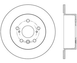 StopTech StopTech 12-17 Toyota Camry Sport Drilled Vented 1-Piece Rear Driver Side Brake Rotor for Lexus ES XV60