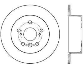 StopTech StopTech Sport Slotted Rotor - Rear Left for Lexus ES XV60