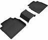 3D Mats 2019-2020 Toyota/Lexus Avalon/Es Kagu 2nd Row Floormats - Black