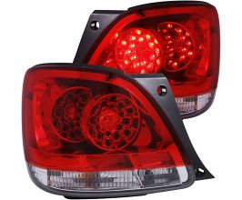 Anzo 1998-2005 Lexus Gs300 LED Taillights Red/Clear for Lexus GS 2