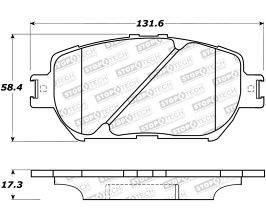 StopTech StopTech Sport Brake Pads w/Shims and Hardware - Rear for Lexus GS 3