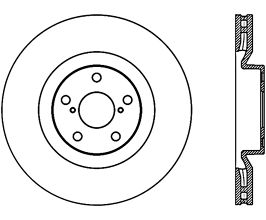 StopTech StopTech Slotted & Drilled Sport Brake Rotor for Lexus GS 3