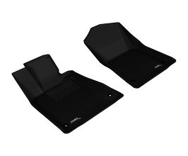 3D Mats 2013-2020 Lexus GS/GS Hybrid Kagu 1st Row Floormat - Black for Lexus GS 4