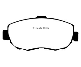 EBC 93-97 Lexus GS300 3.0 Yellowstuff Front Brake Pads for Lexus GS S160