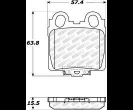 StopTech StopTech Street Select Brake Pads - Front/Rear for Lexus GS S160