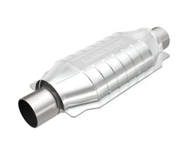 MagnaFlow Conv Univ 2.5in Inlet/Outlet Center/Center Oval 12in Body L x 6.5in W x 16in Overall L for Lexus GS S190