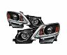 Spyder Lexus GS 300 / 350 / 450 06-11 Headlights - HID Model Only - Black PRO-YD-LG06-HID-DRL-BK for Lexus GS300 / GS450h / GS460 / GS350