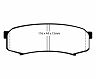 EBC 10+ Lexus GX460 4.6 Greenstuff Rear Brake Pads for Lexus GS460