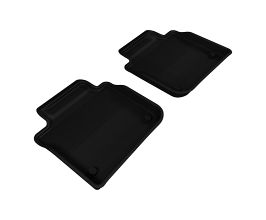 3D Mats 2013-2020 Lexus GS/GS Hybrid Kagu 2nd Row Floormats - Black for Lexus GSF URL10