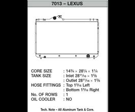 Cooling for Lexus IS 1