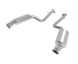aFe Power Lexus IS350 14-22 V6-3.5L Takeda Axle-Back Exhaust System- Polished Tip for Lexus IS 3