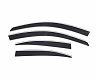 AVS 06-13 Lexus IS250 Ventvisor Low Profile Deflectors 4pc - Smoke w/Chrome Trim