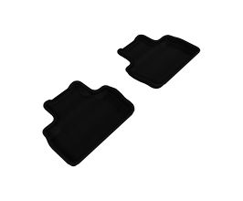 3D Mats 2006-2013 Lexus IS Kagu 2nd Row Floormats - Black for Lexus IS XE20