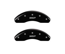MGP Caliper Covers 4 Caliper Covers Engraved Front & Rear Black finish silver ch for Lexus IS XE20