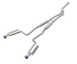 aFe Power POWER Takeda 16-17 Lexus IS200t L4-2.0L (t) 2.5in-3in 304 SS CB Exhaust w/ Blue Tip for Lexus IS XE30 Late