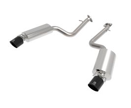 aFe Power Takeda 14-22 Lexus IS350 V6 2.5in. 304 Stainless Steel Axle-Back Exhaust System w/ Black Tip for Lexus IS XE30 Late