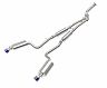 aFe Power POWER Takeda 16-17 Lexus IS200t L4-2.0L (t) 2.5in-3in 304 SS CB Exhaust w/ Blue Tip for Lexus IS200t / IS300