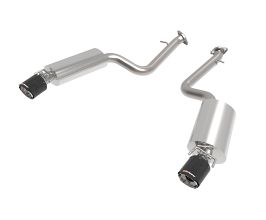 aFe Power Lexus IS350 14-22 V6-3.5L Takeda Axle-Back Exhaust System- Carbon Fiber Tip for Lexus IS XE30
