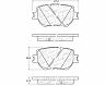 StopTech StopTech Street Brake Pads - Rear for Lexus IS250
