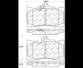 StopTech StopTech Street Select Brake Pads - Front for Lexus IS XE30