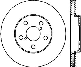 StopTech StopTech 06-09 Lexus IS350 / 07-08 GS350 2WD Drilled Left Front Rotor for Lexus IS XE30