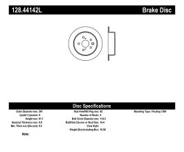 StopTech StopTech Drilled Sport Brake Rotor for Lexus IS XE30