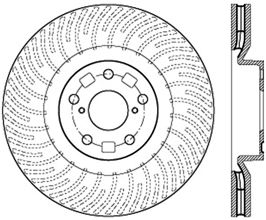StopTech StopTech 11-14 Lexus GS300/350/400/430 (Will Not Fit F Sport) Slotted Sport Front Right Brake Rotor for Lexus IS XE30